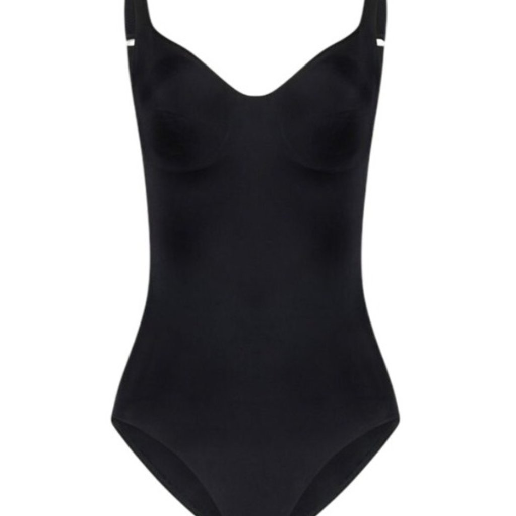 Wolford Mat De Luxe Forming Bodysuit In Black